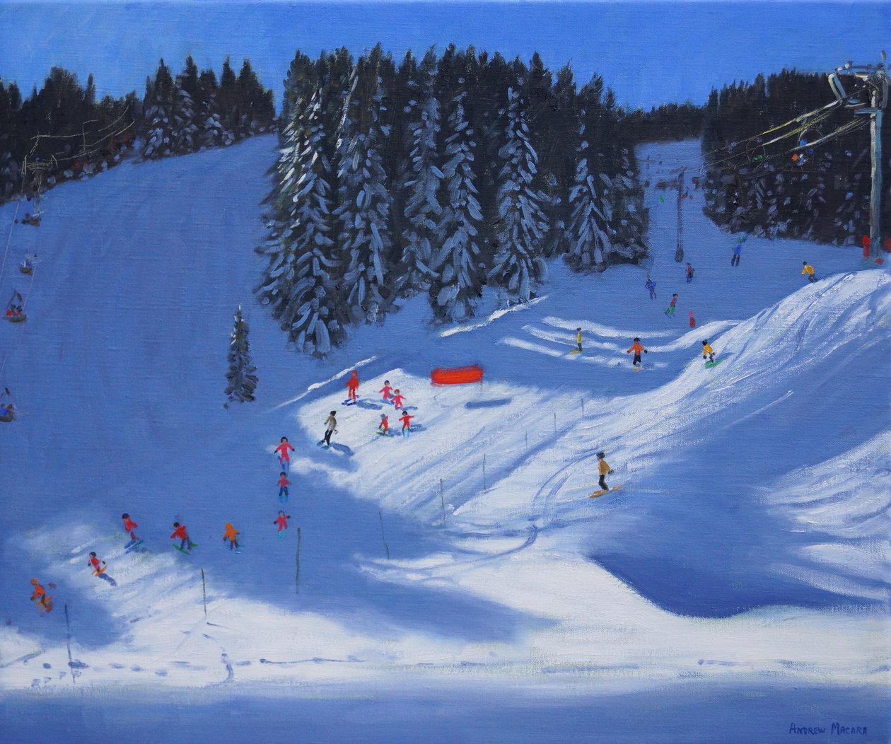 Kayak okulu, Morzine, 2014 by Andrew Macara