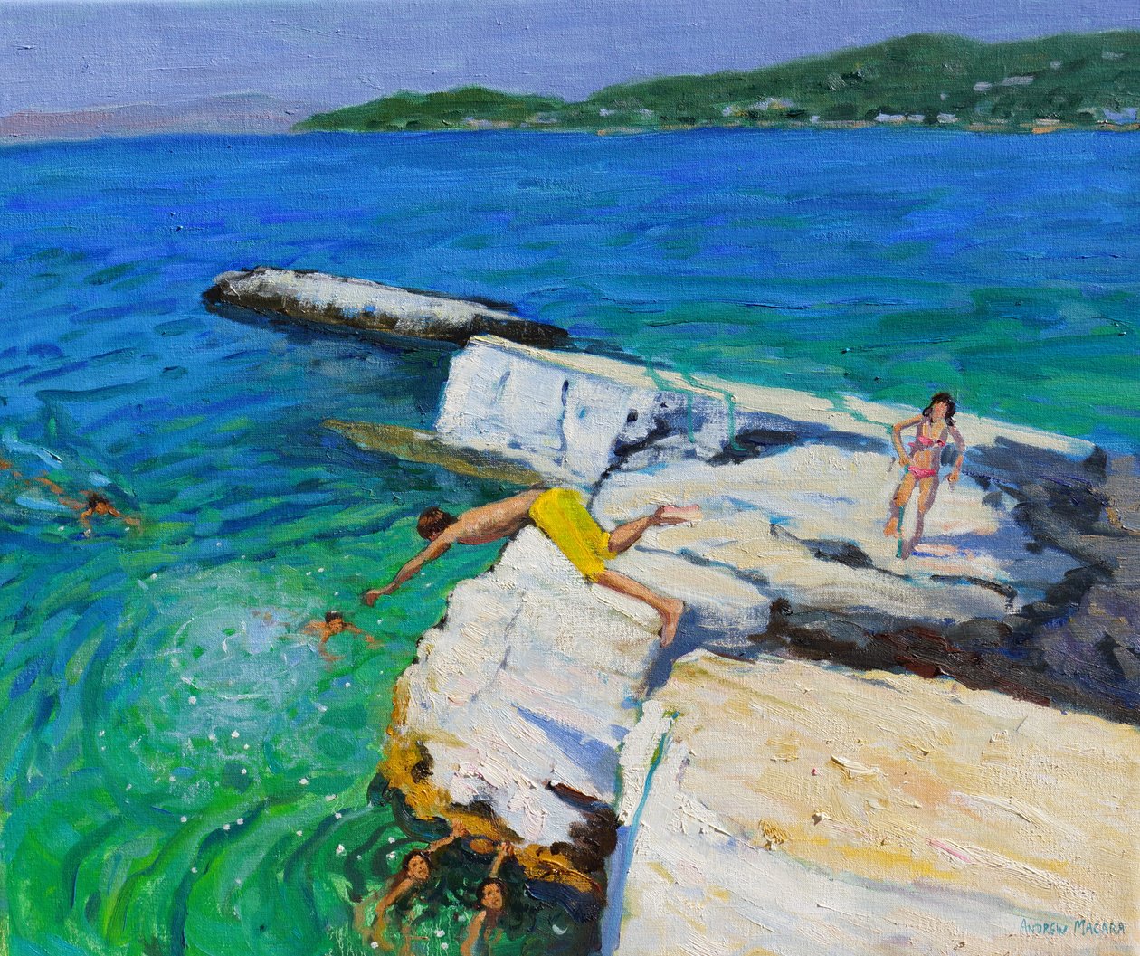 The Diver,Plates Rock,Skiathos,Yunanistan,2015, by Andrew Macara