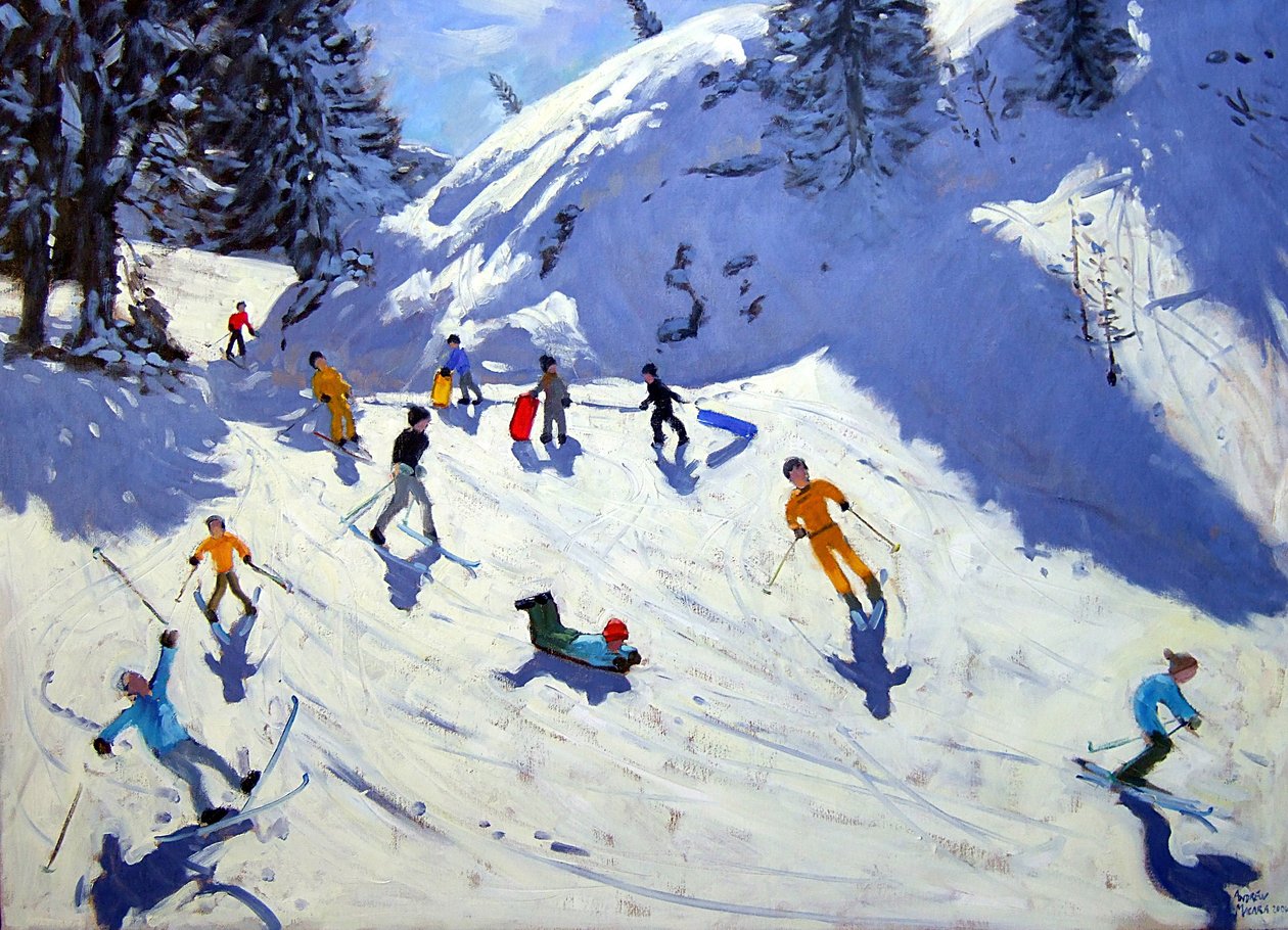 The Gully, Belle Plagne, 2004  by Andrew Macara