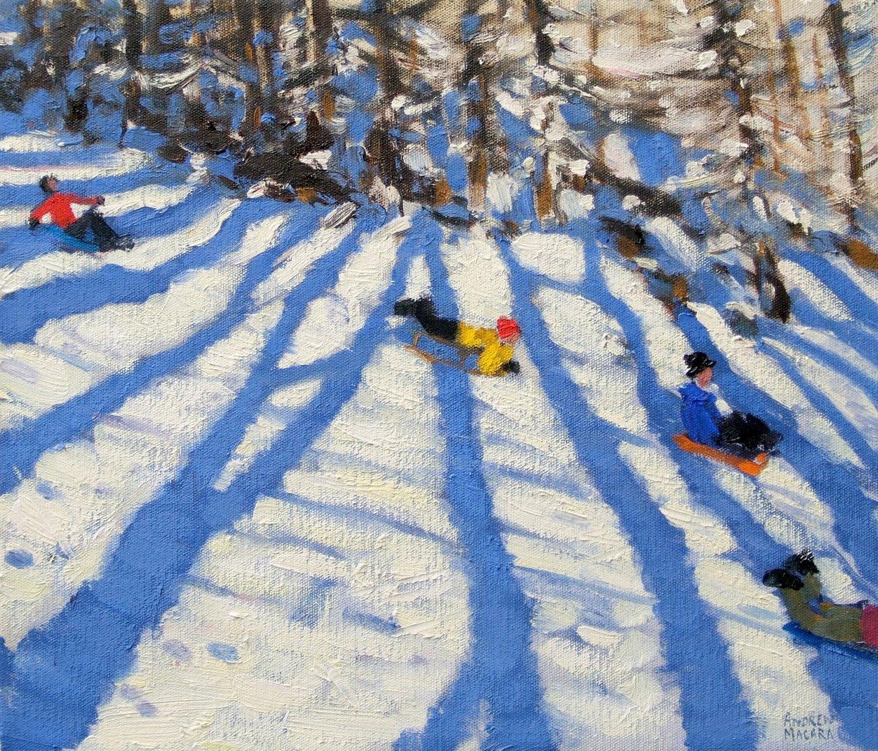 Ağaç gölgeleri, Morzine by Andrew Macara
