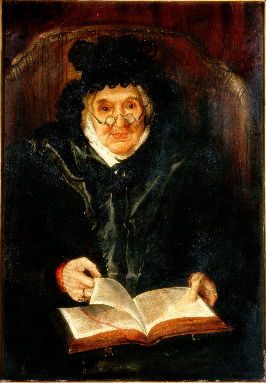 Yaşlı Bir Kadının Portresi, 1823 by Andrew Morton