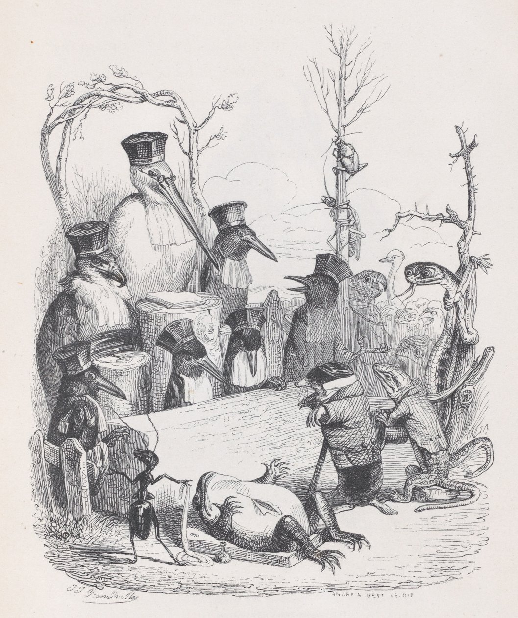 Ne kadar ileri gidersek, talihsizlerin..., yak. 1837-47. by Andrew Best Leloir