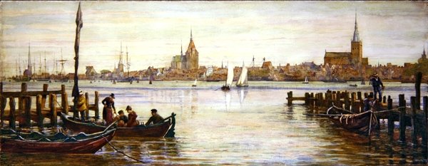 Rostock (kağıt üzerine sulu boya) by Andrew Brown Donaldson