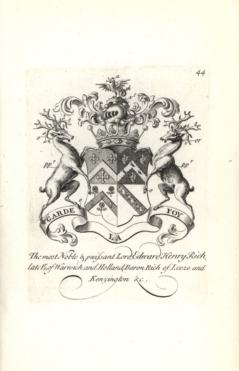 Lord Edward Henry Rich, Warwick ve Hollanda
