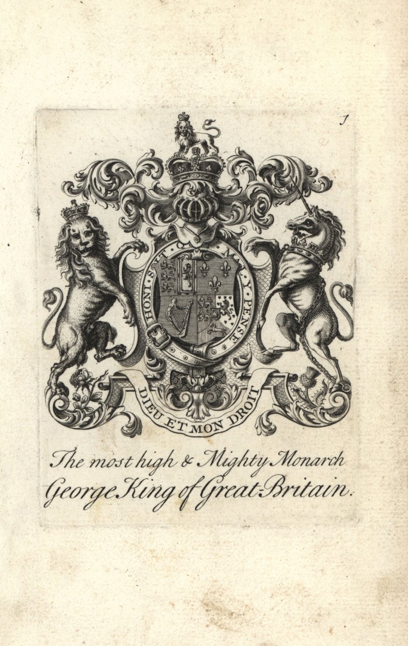 En yüksek ve güçlü hükümdar Büyük Britanya Kralı I. George