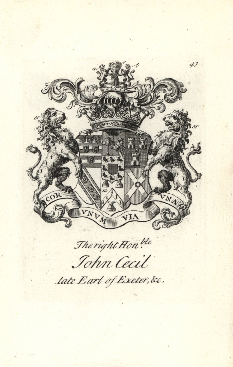 Sağ onurlu John Cecil, Exeter