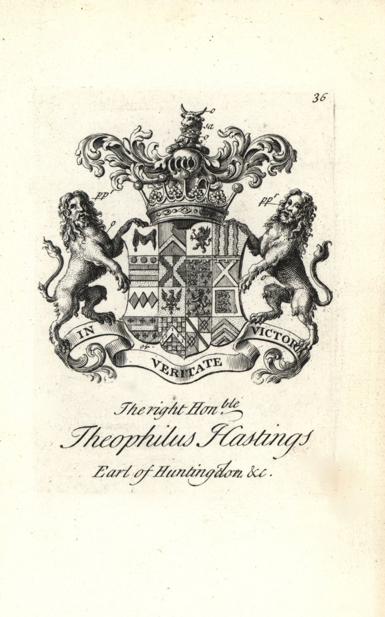Sağ onurlu Theophilus Hastings, Huntingdon
