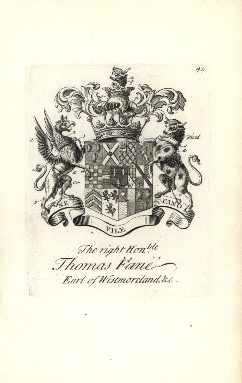 Sağ onurlu Thomas Fane, Westmoreland 8. Earl