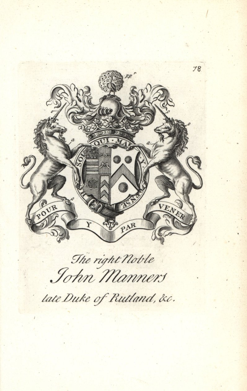 Sağ asil John Manners, 2. Rutland Dükü