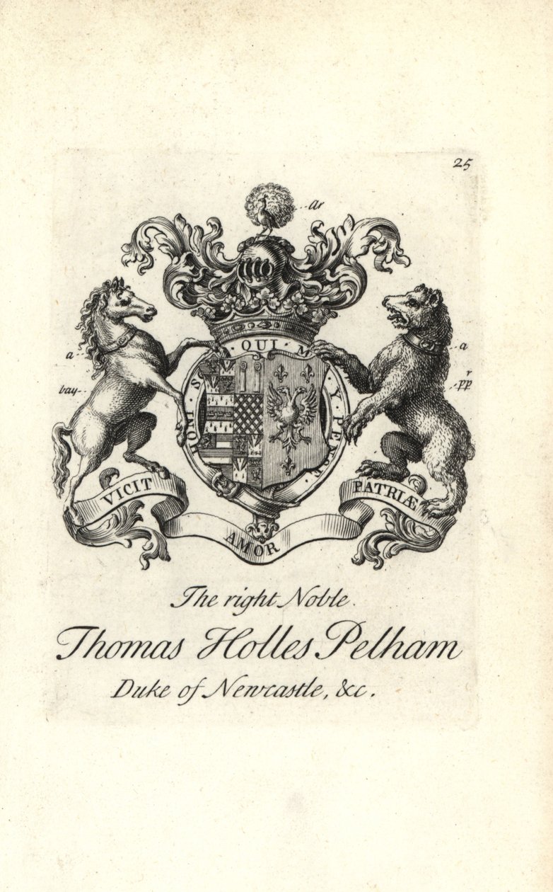 Sağ asil Thomas Holles Pelham
