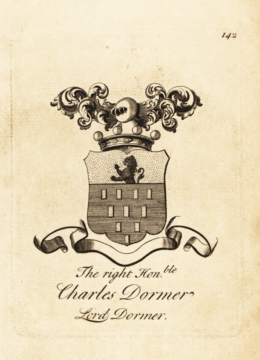 Çok Sayın Charles Dormer, Lord Dormer, 5 Baron Dormer arması by Andrew Johnston