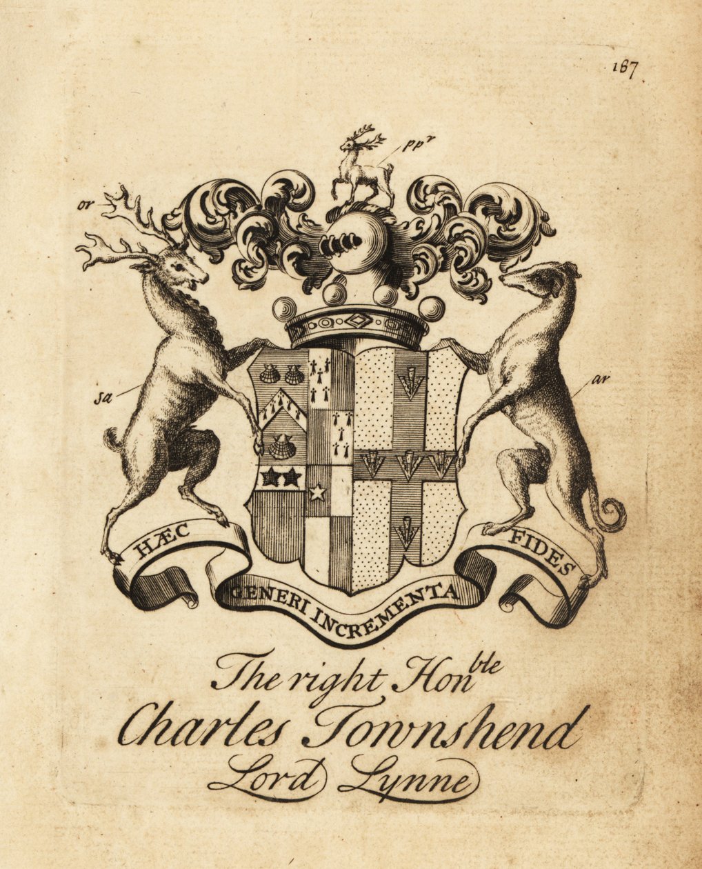 Sayın Charles Townshend, Lord Lynne, 3. Vikont Townshend