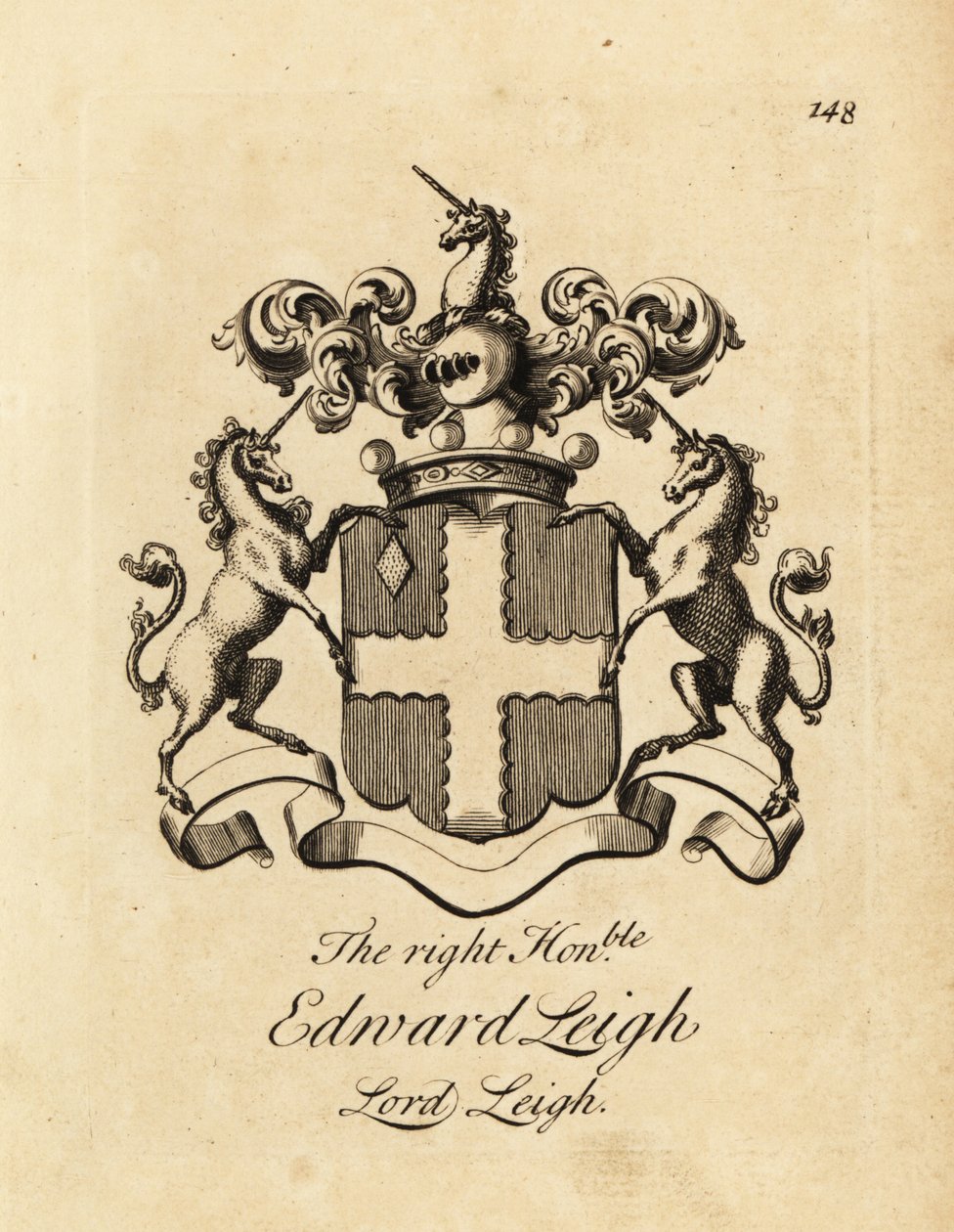Sayın Edward Leigh, Lord Leigh, 3. Baron Leigh
