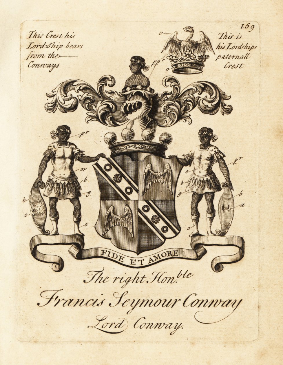 Saygıdeğer Francis Seymour Conway, Lord Conway'in arması by Andrew Johnston