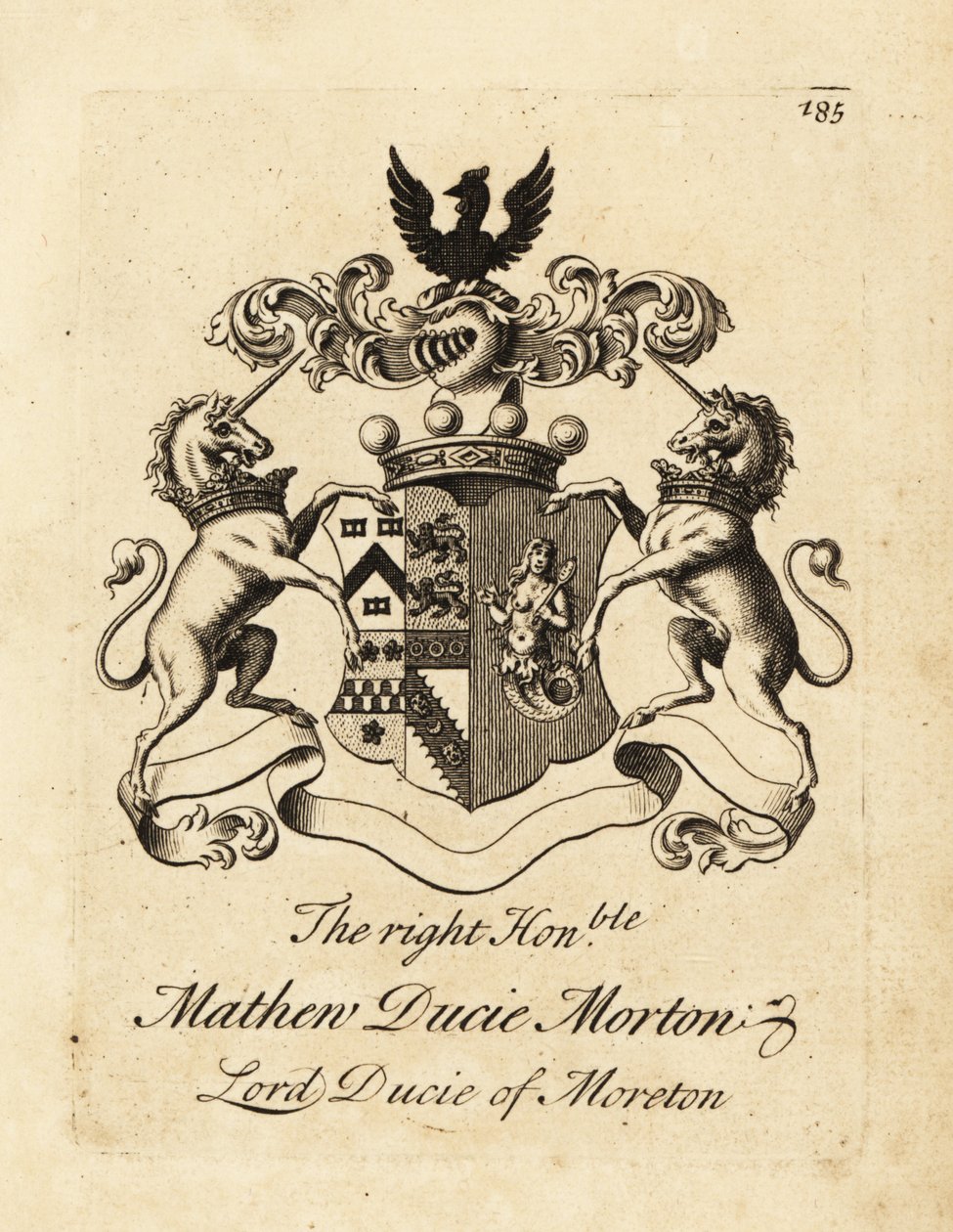 Moreton Lord Ducie, Sayın Mathew Ducie Morton'un arması by Andrew Johnston