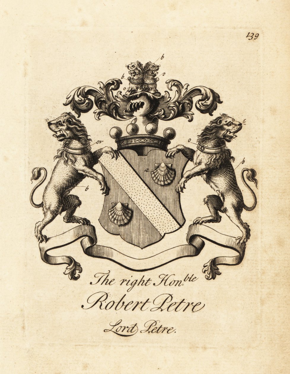 Saygıdeğer Robert Petre, Lord Petre, 8. Baron Petre