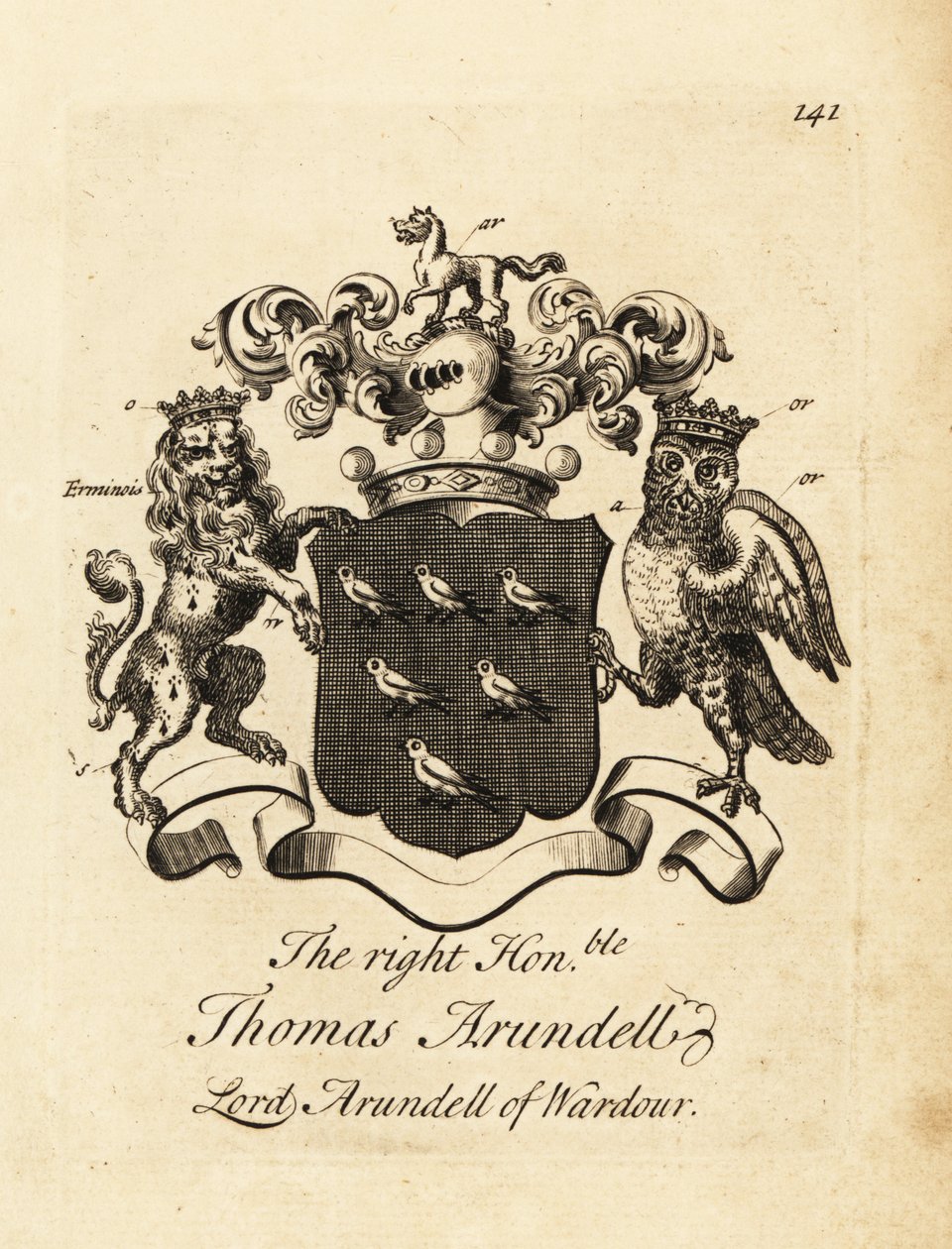 Sayın Thomas Arundell, Wardour Lordu Arundell, Wardour 7. Baron Arundell