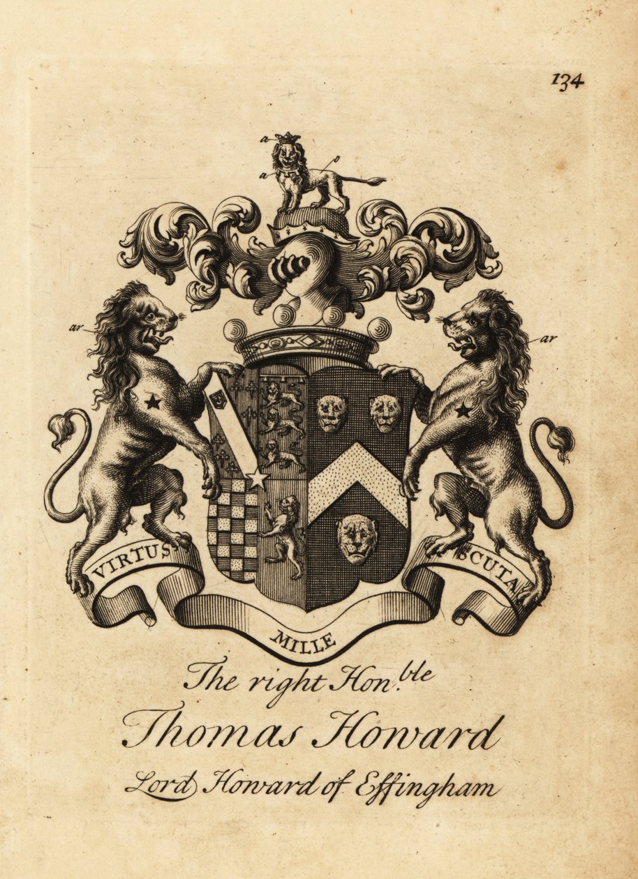 Çok Saygıdeğer Thomas Howard, Effingham 2. Kontu, Effingham Lord Howard'ın arması by Andrew Johnston