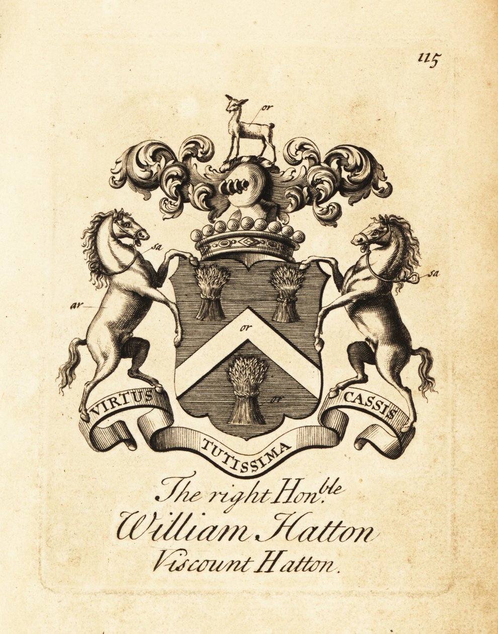 Sağ Saygıdeğer William Hatton arması by Andrew Johnston