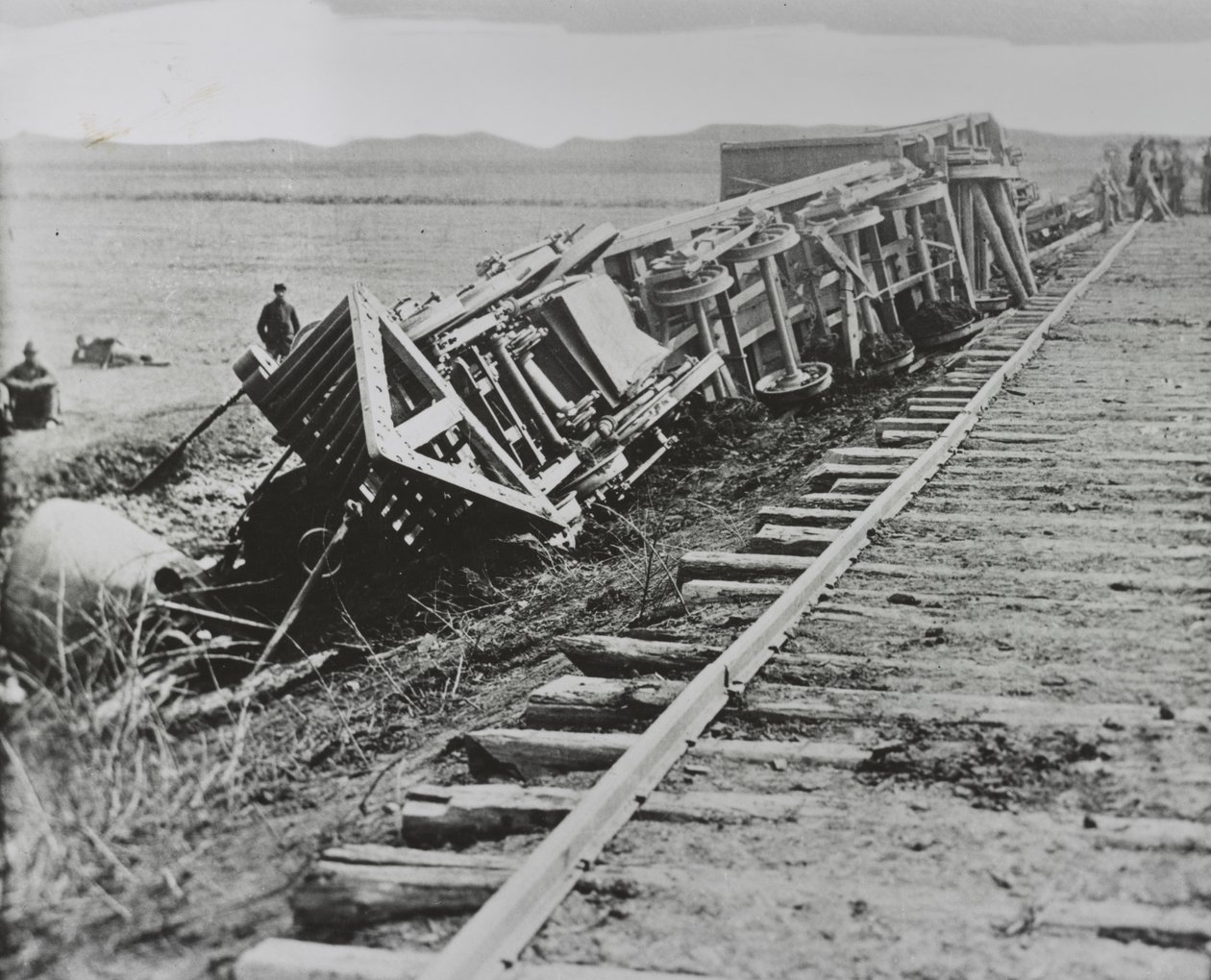 Raydan çıkan tren, Manassas, Virginia by Andrew Joseph Russell