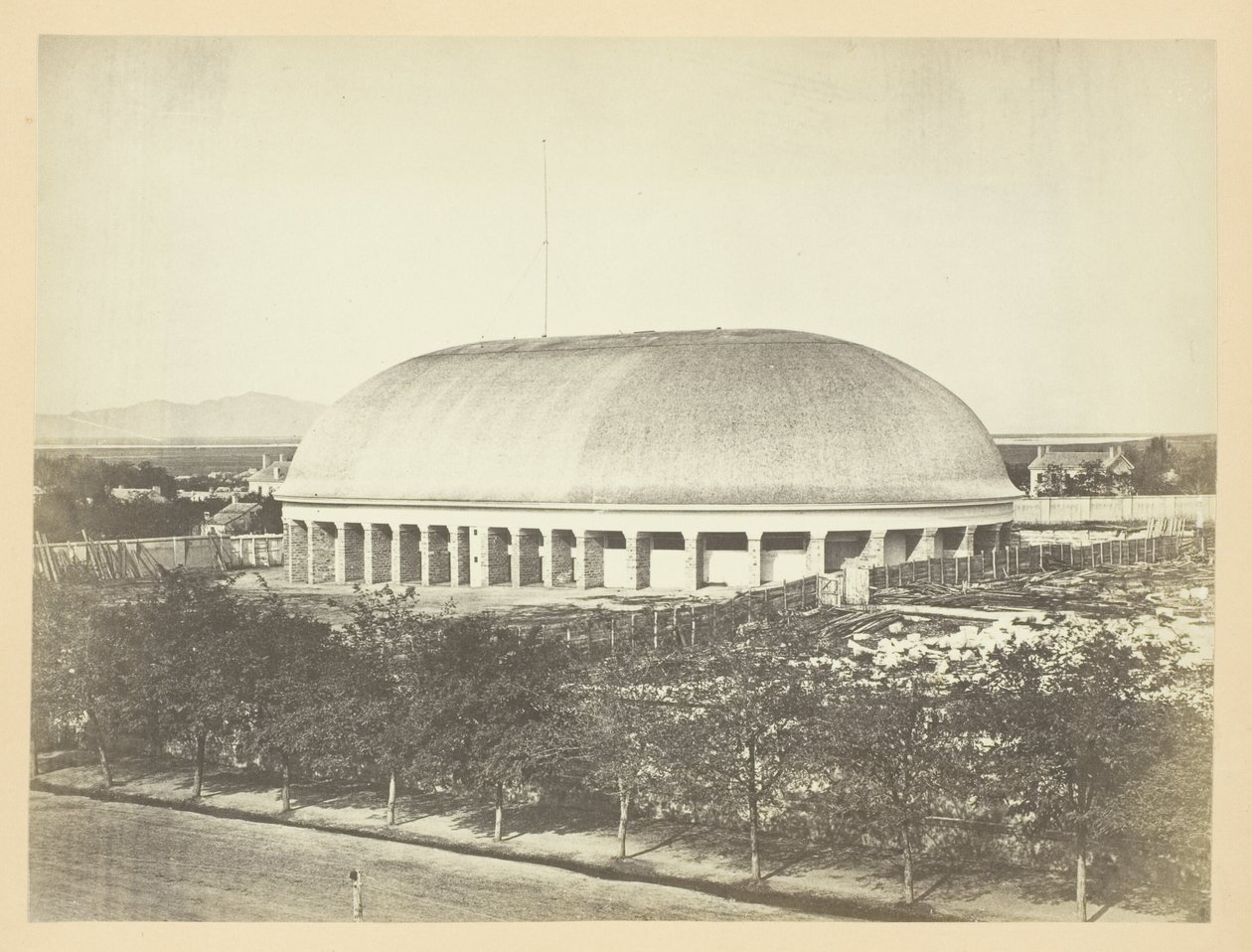 Büyük Mormon Tabernacle, Salt Lake City by Andrew Joseph Russell