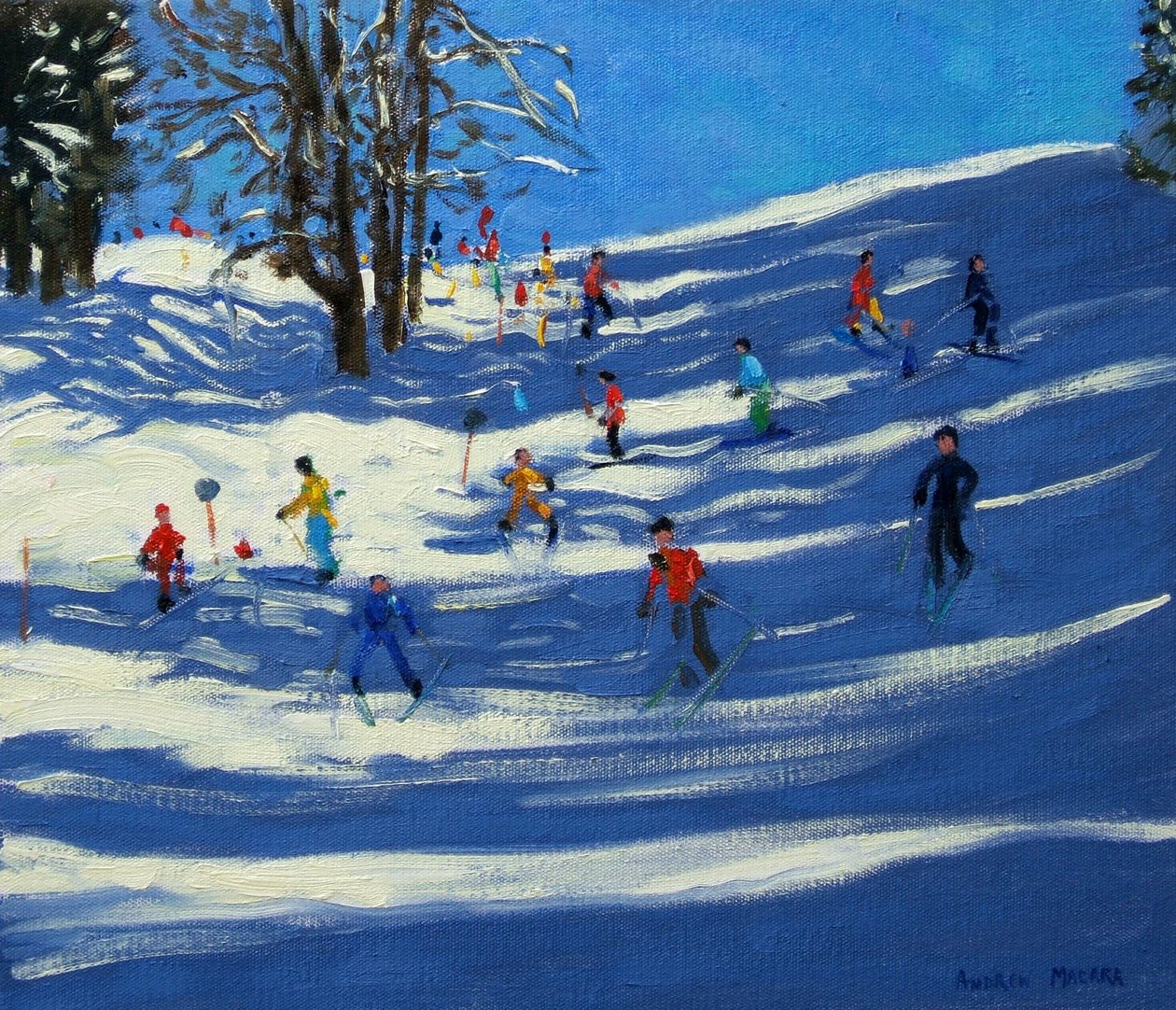 Mavi gölgeler, Morzine by Andrew Macara