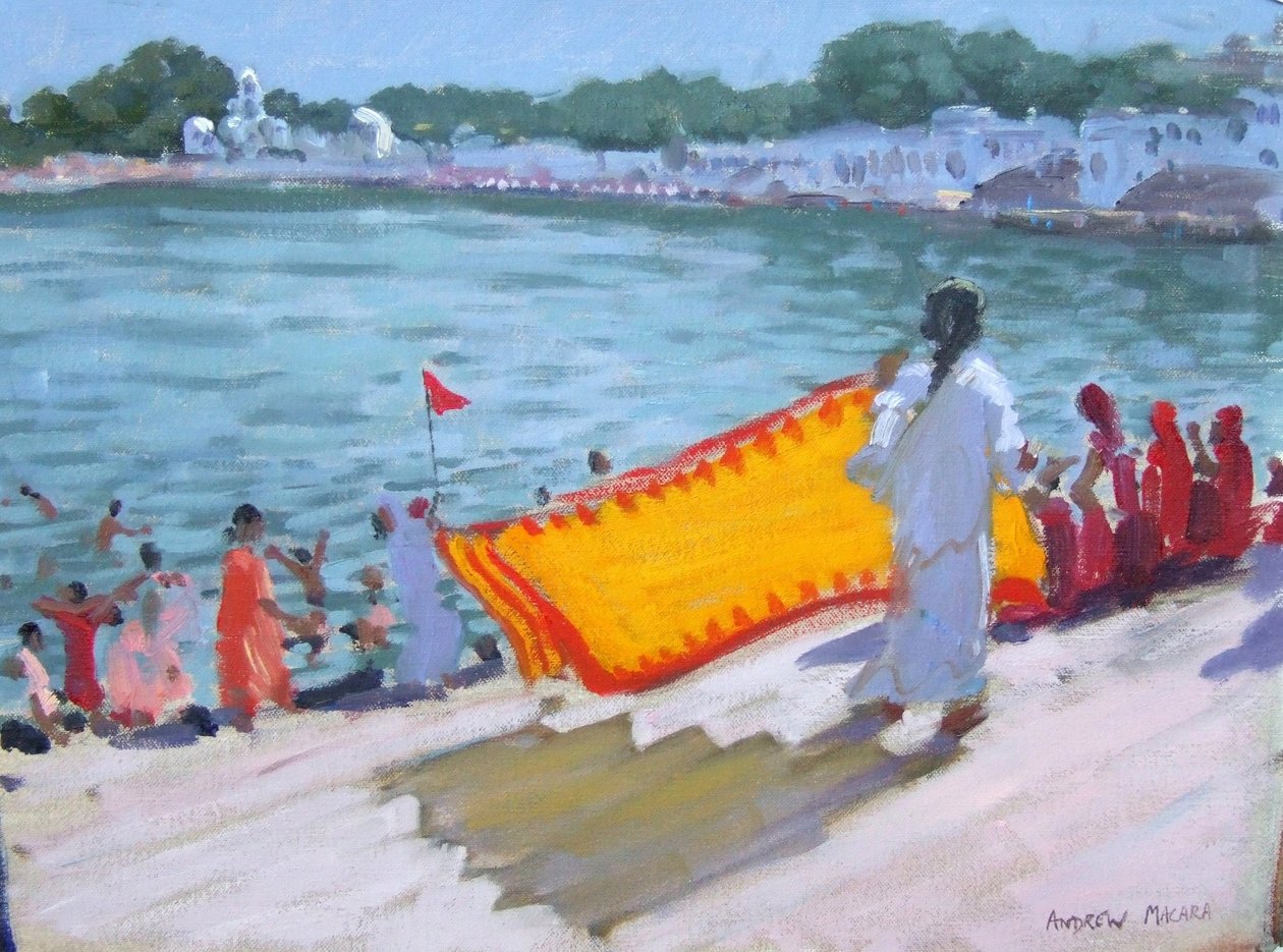 Kurutma Sari, Pushkar by Andrew Macara