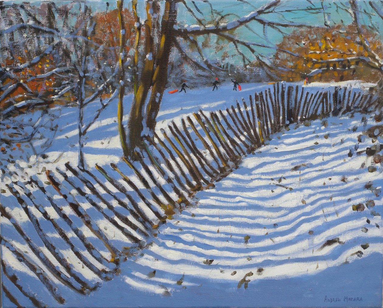 Eğik Çit, 2011 (tuval üzerine yağlı boya) by Andrew Macara