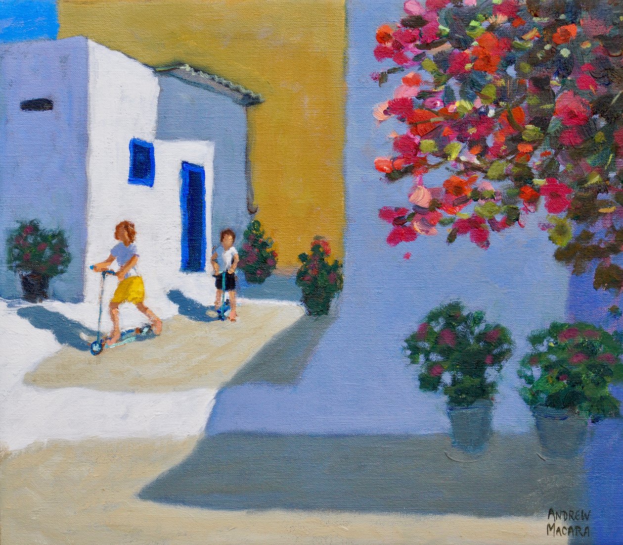 Scooter Kids,Simi,Yunan Adaları, 2018, by Andrew Macara
