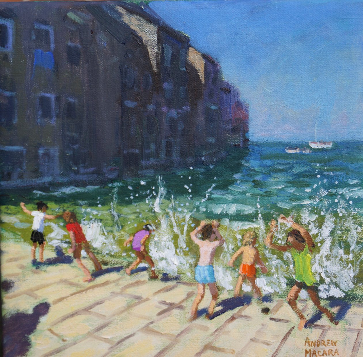 Deniz kıyısı, Rovinj, Hırvatistan, by Andrew Macara