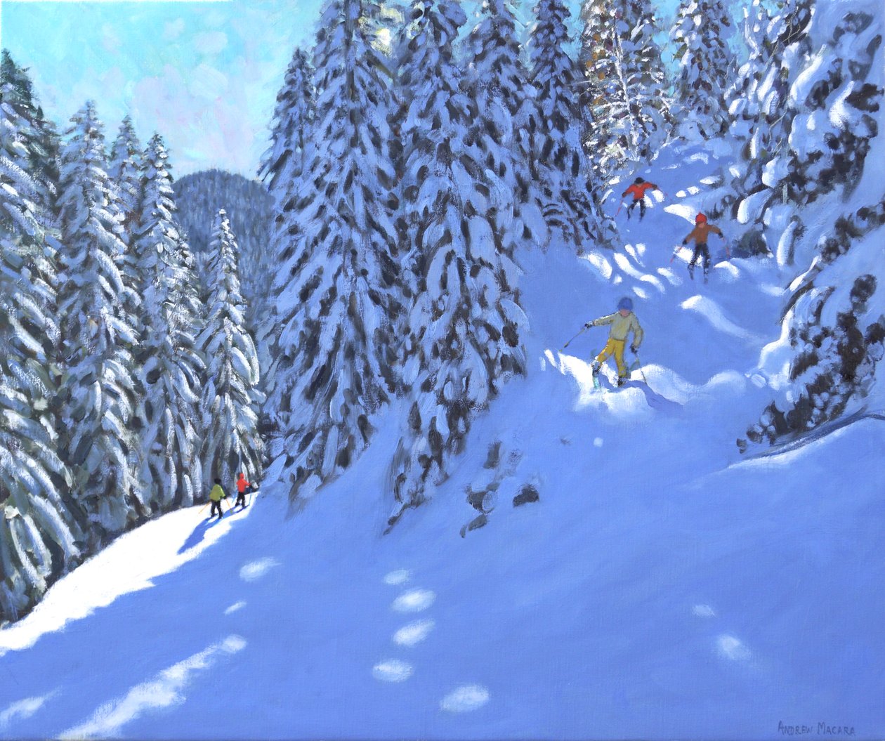 Fransız Kayak, Morzine, 2020 by Andrew Macara