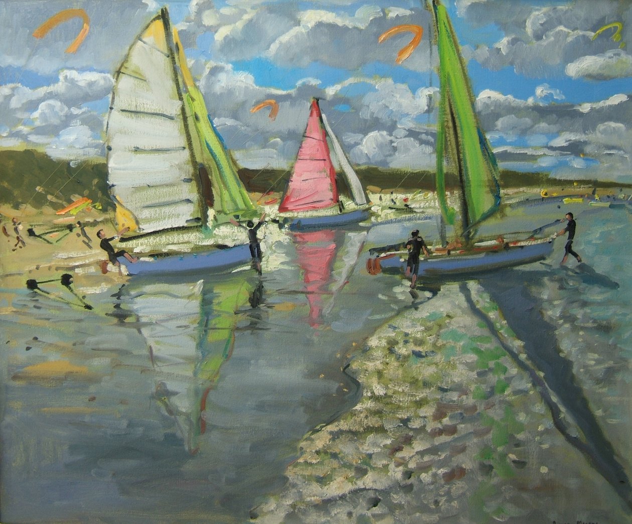 Üç Yelkenli, Bray Dunes, Fransa by Andrew Macara