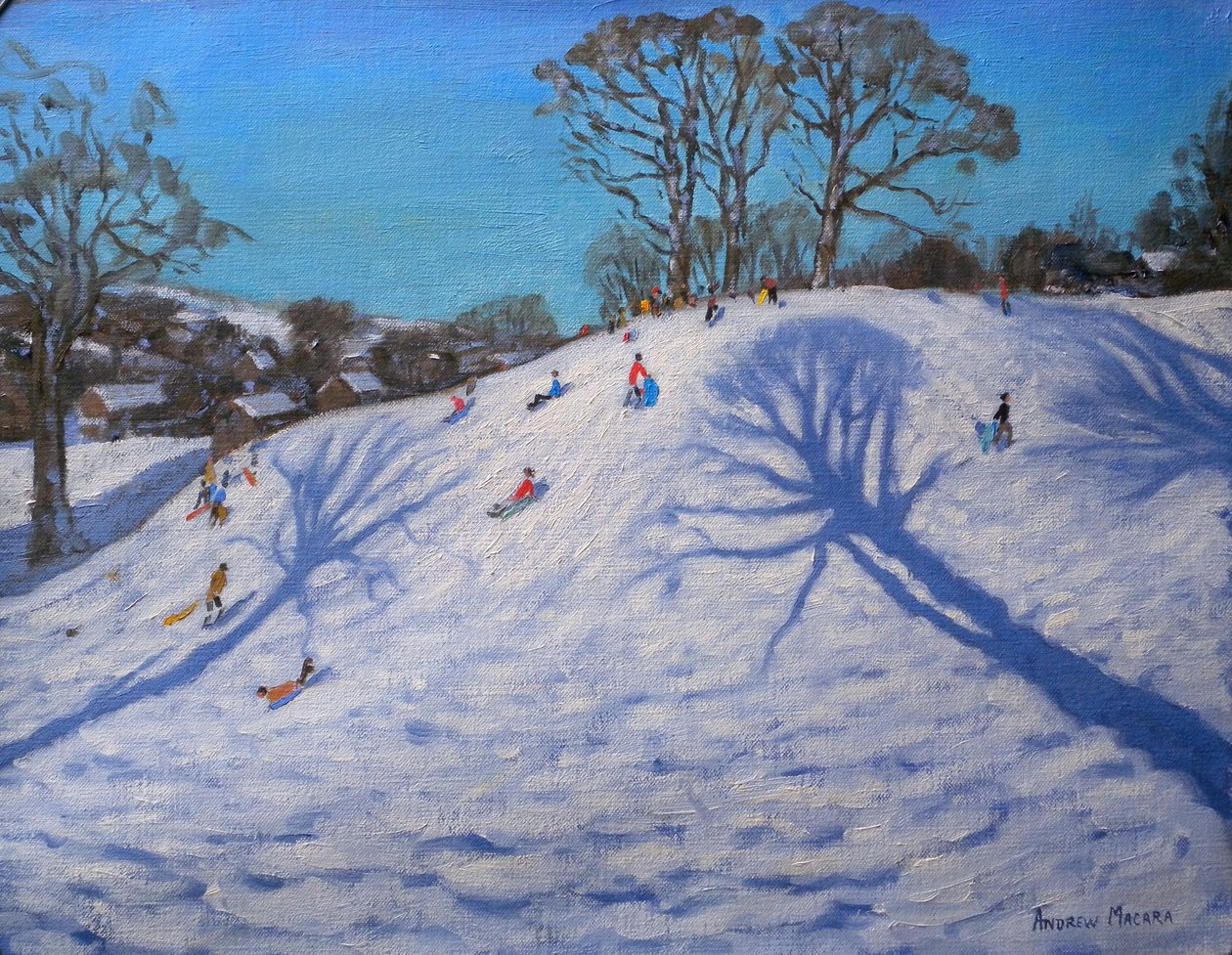 İki Ağaç gölgesi, Bolehill, Wirksworth, 2009 by Andrew Macara