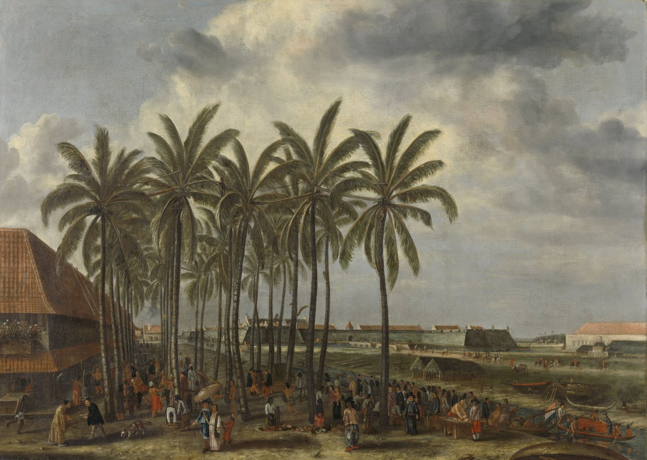 Batavia Kalesi, 1661 by Andries Beeckman