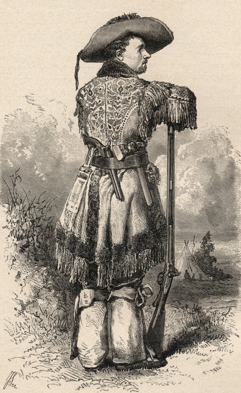 Charles H. Utter, aka Colorado Charlie, illustration from 