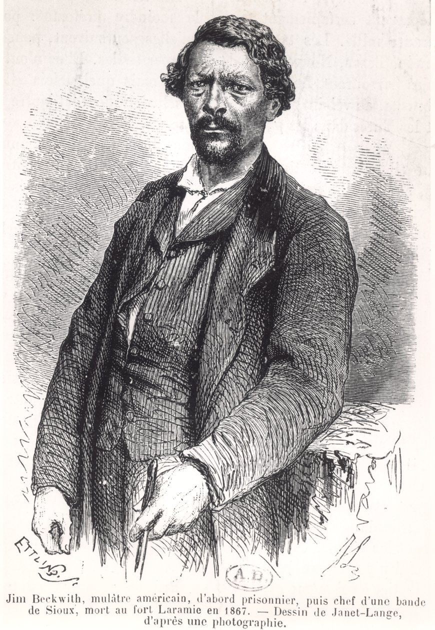 Jim Beckwourth by Ange-Louis Janet