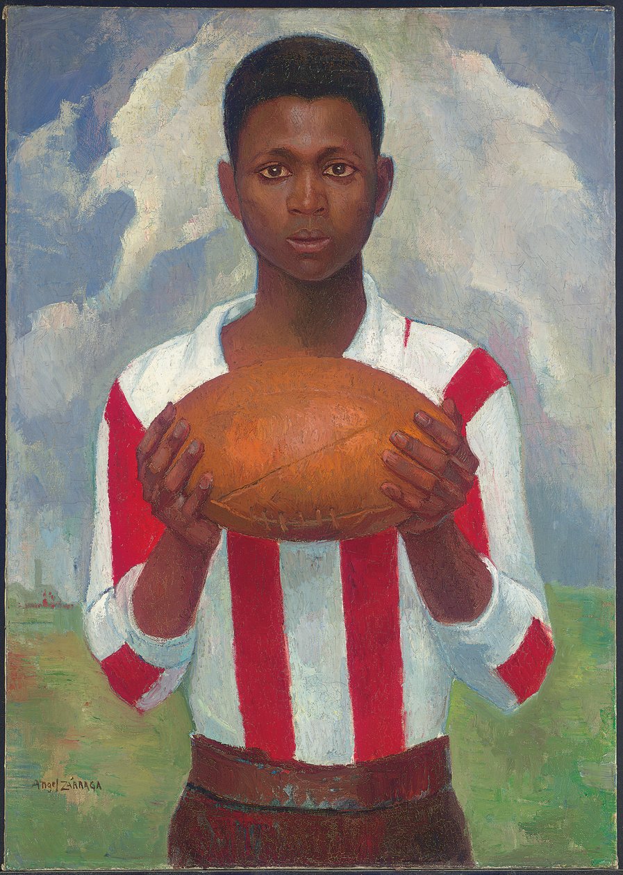 Bir Rugby Oyuncusunun Portresi, 1925 dolayları (tuval üzerine yağlı boya) by Ángel Zárraga