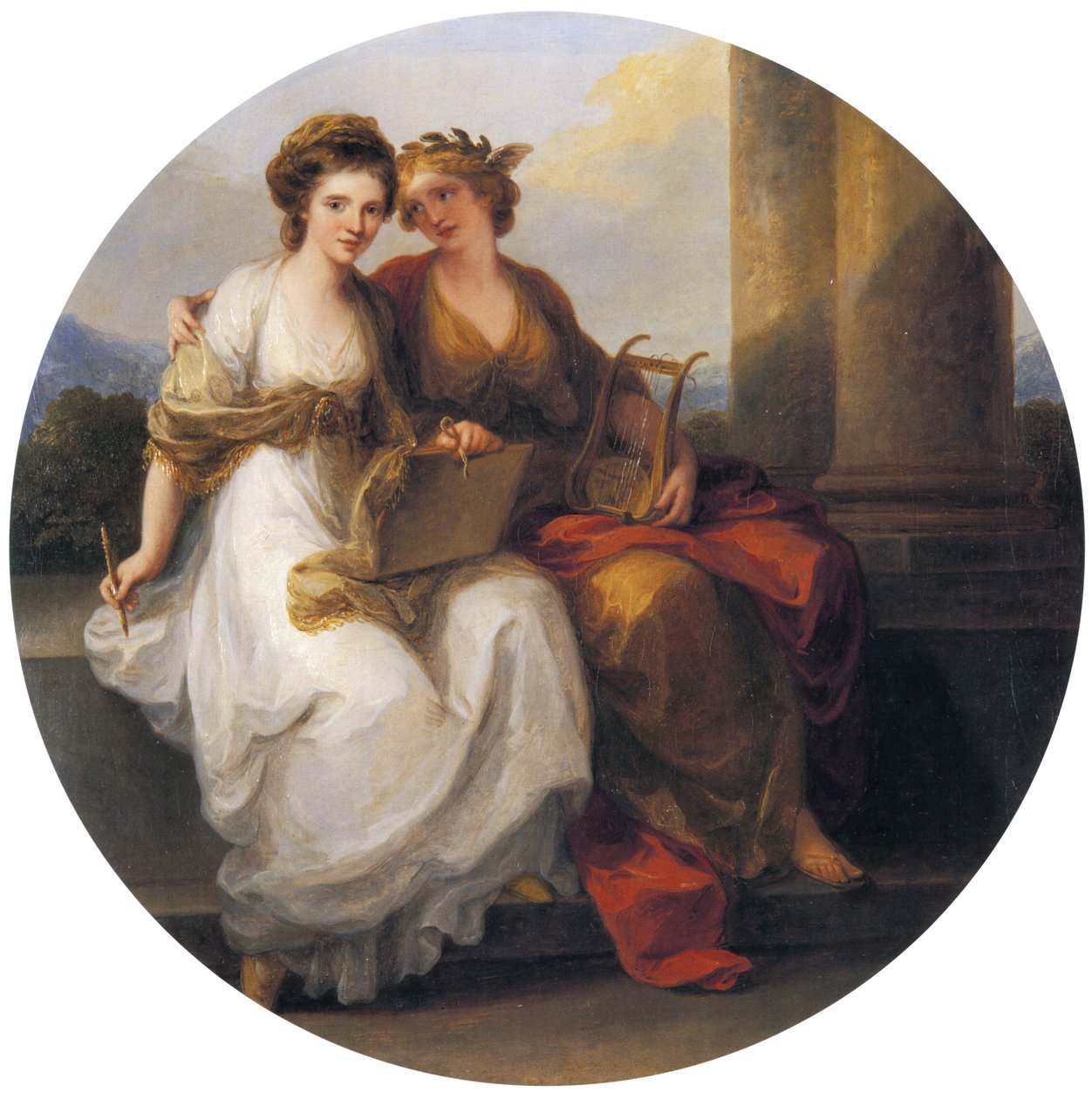 George Bowles Esq için. Miras, Kenwood. by Angelica Kauffmann