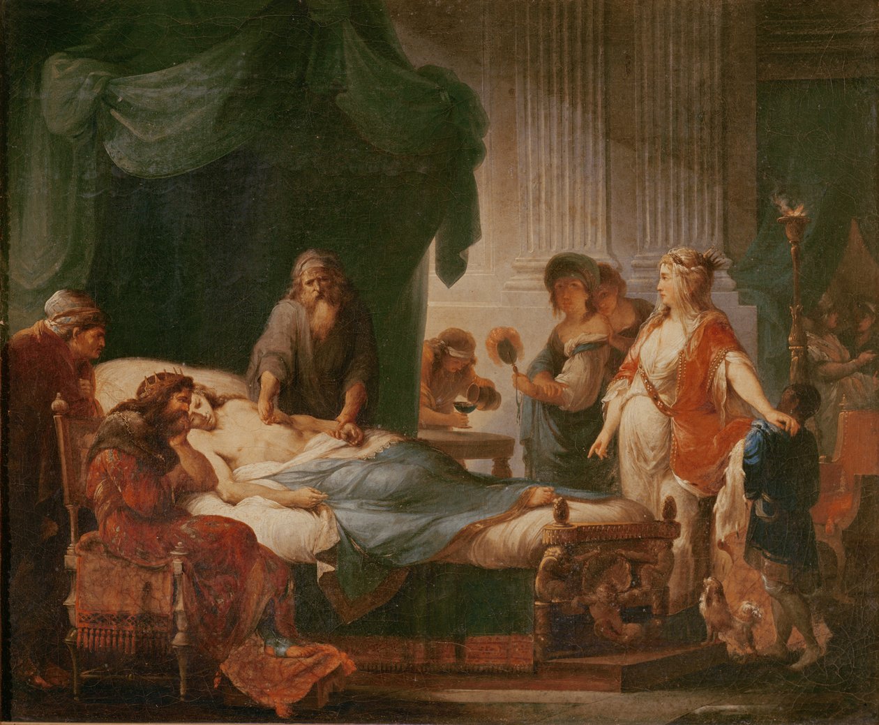 Antiochus and Stratonice  by Angelica Kauffmann