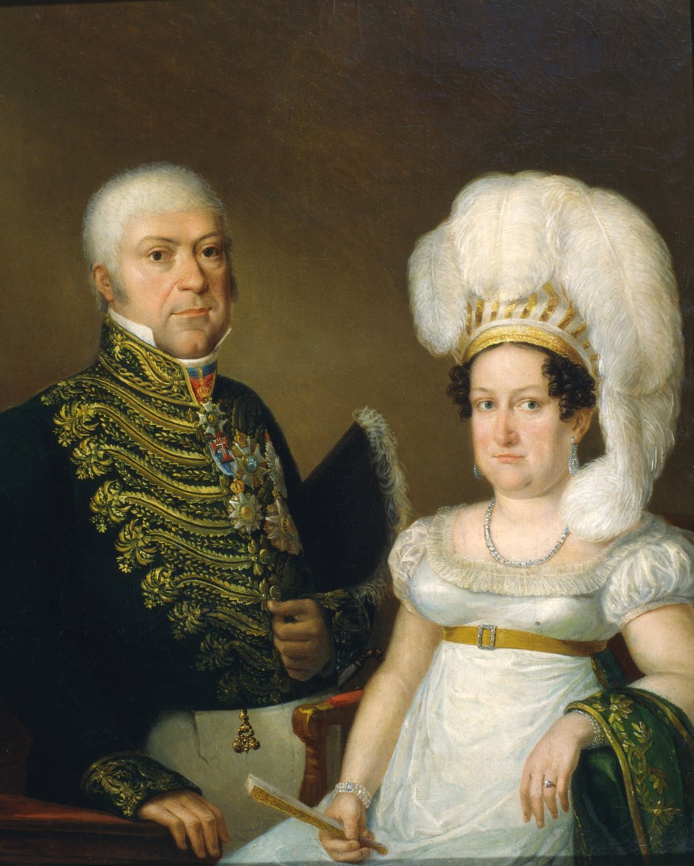 Bir General ve Karısının Portresi by Angelica Kauffmann