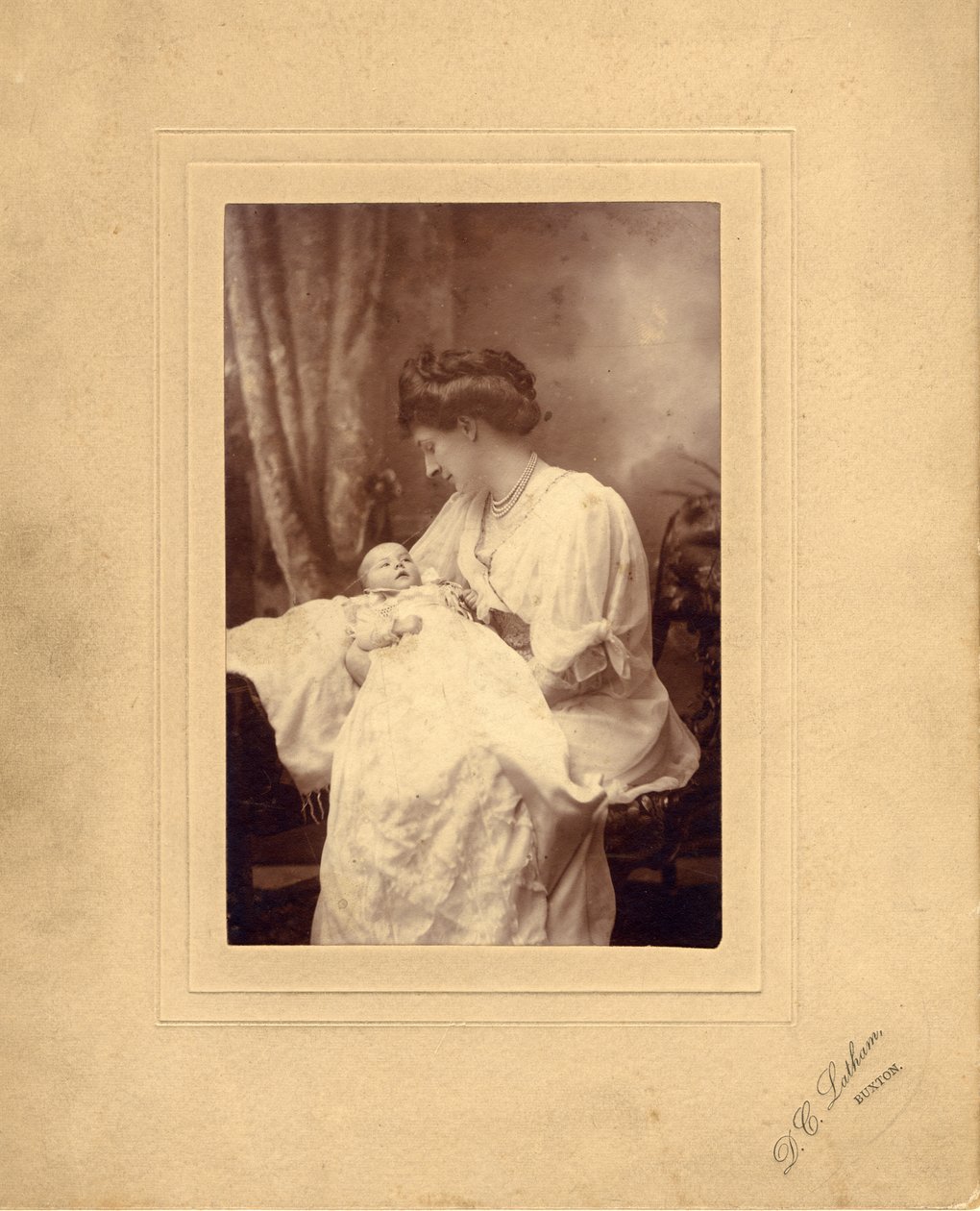 Düşes Evelyn Cavendish kızı Lady Anne ile by Thomas Kelly