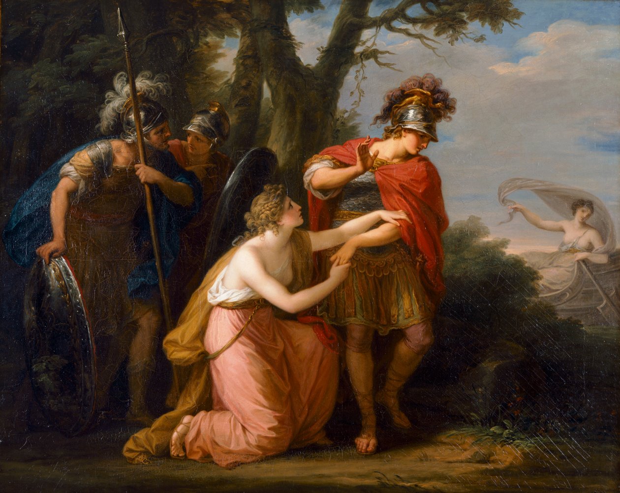 Rinaldo ve Armida (tuval üzerine yağlıboya) by Angelica Kauffman