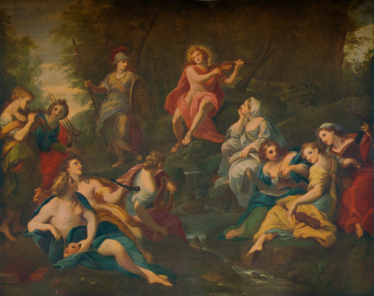 Apollon ve İlham Perileri, 1772 by Angelica Kauffmann