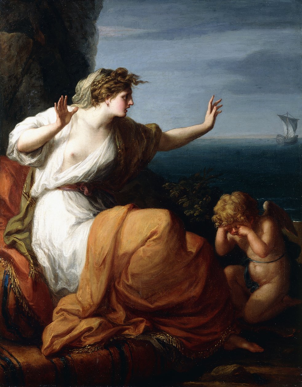 Theseus Tarafından Terk Edilen Ariadne, by Angelica Kauffmann