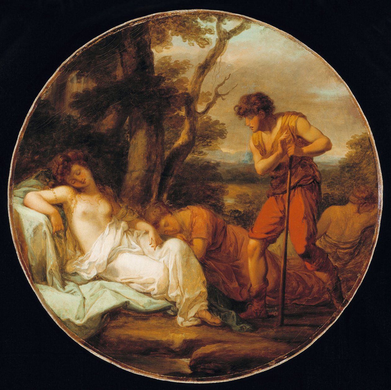 Cymon ve Iphigenia, c. 1780 by Angelica Kauffmann