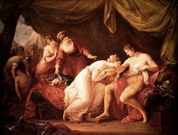 Edward I ve Eleanora (tuval üzerine yağlı boya) by Angelica Kauffmann