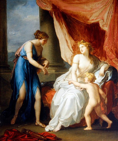 Euphrosyne, Cupid tarafından yaralandı, Venüs