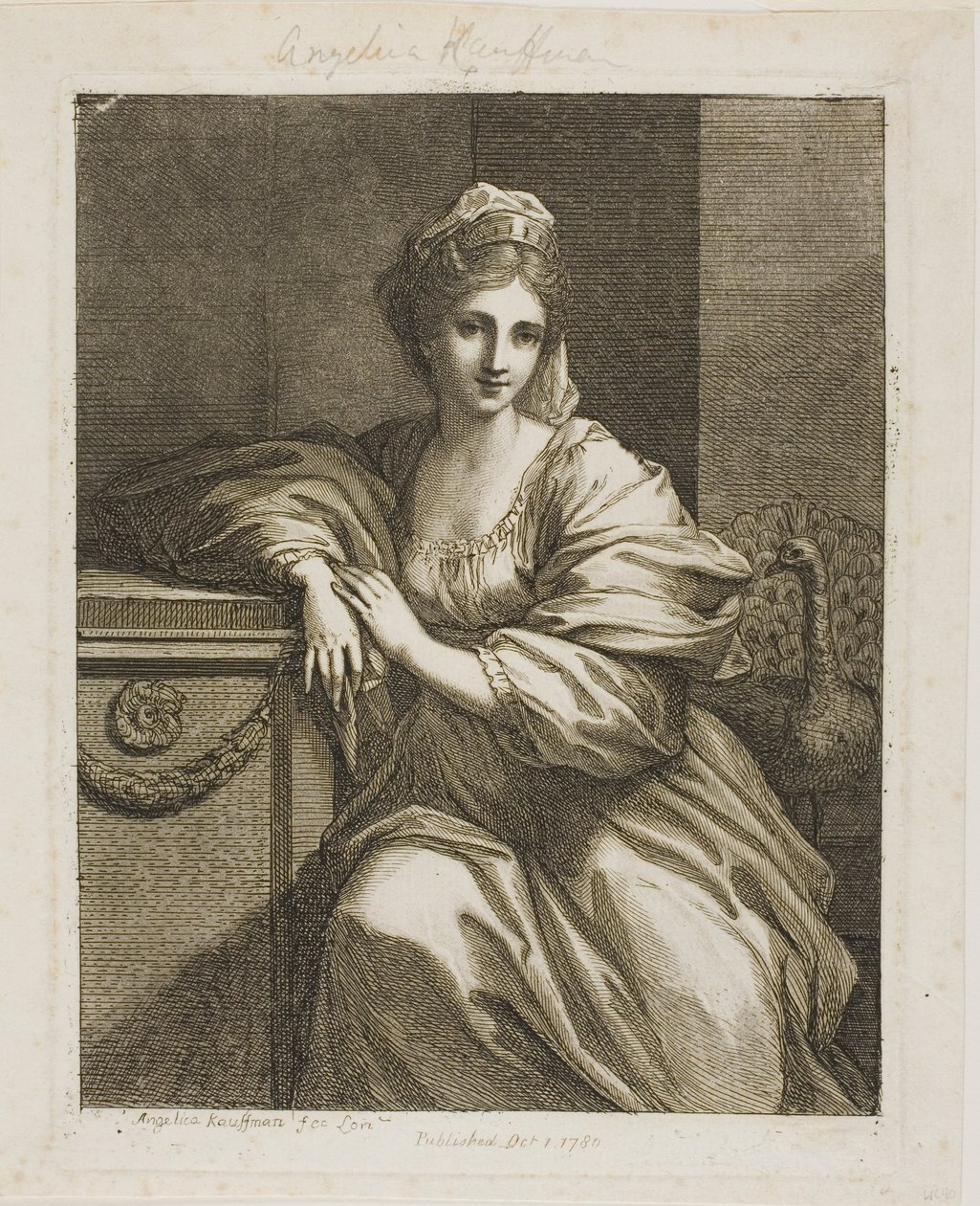 Juno ve Tavus Kuşu by Angelica Kauffmann