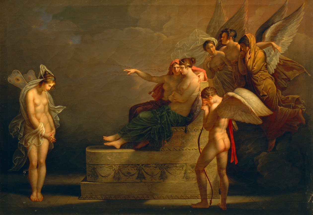 Aşk Tanrısı ve Ruhun Efsanesi, Angelica Kauffmann (1741-1807) by Angelica Kauffmann