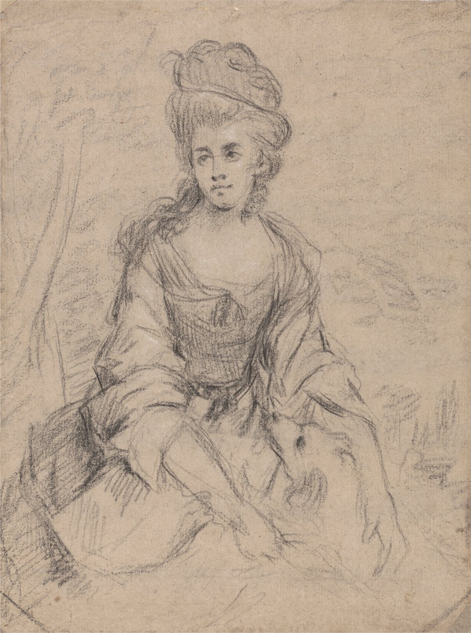 Bir Bayanın Portresi by Angelica Kauffmann